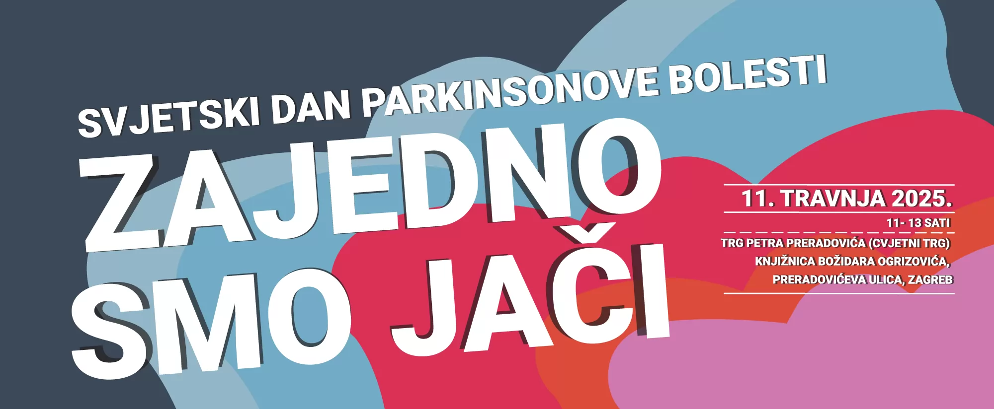 Obilježavanje Svjetskog dana Parkinsonove bolesti 2025. - 11. travnja 2025. godine u Zagrebu i u Rijeci